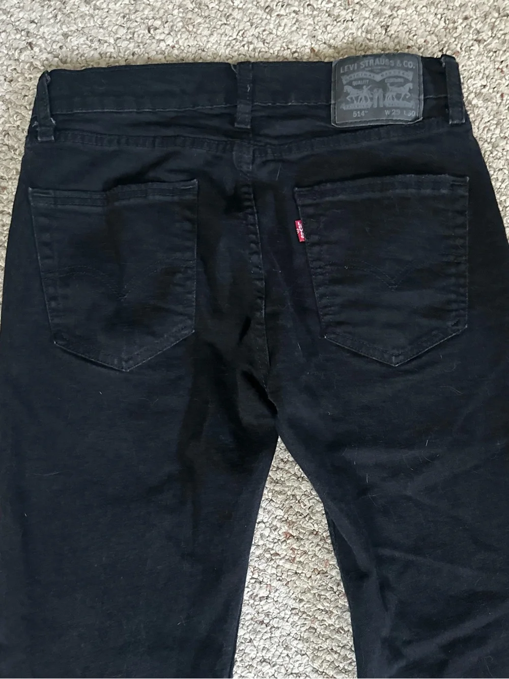 Levi’s 514 Men’s Black Size 29x30